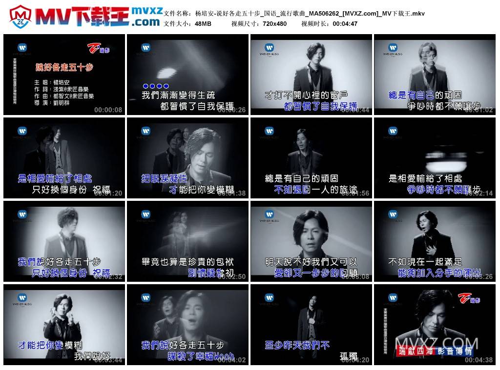 杨培安-说好各走五十步_国语_流行歌曲_MA506262